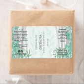 Forest Illustration Dropper Flasche Labels (Insitu)