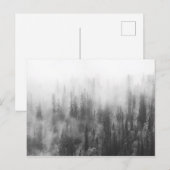Forest in Fog Postkarte (Vorne/Hinten)