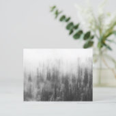 Forest in Fog Postkarte (Stehend Vorderseite)