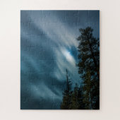 Forest in Moonlight Night Sky Puzzle (Vertikal)