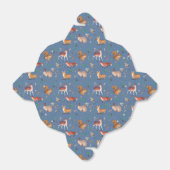 forest in watercolor pattern- bambi, fox, coney geschenkschachtel (Ungefaltet)