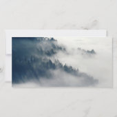 Forest in Winter Beileid Danke für Ihre Fotokarte (Rückseite)