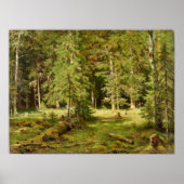 Forest Ivan Shishkin Poster (Vorne)