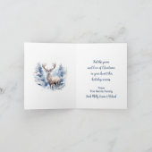 Forest King Holiday Feiertagskarte (Innenseite)