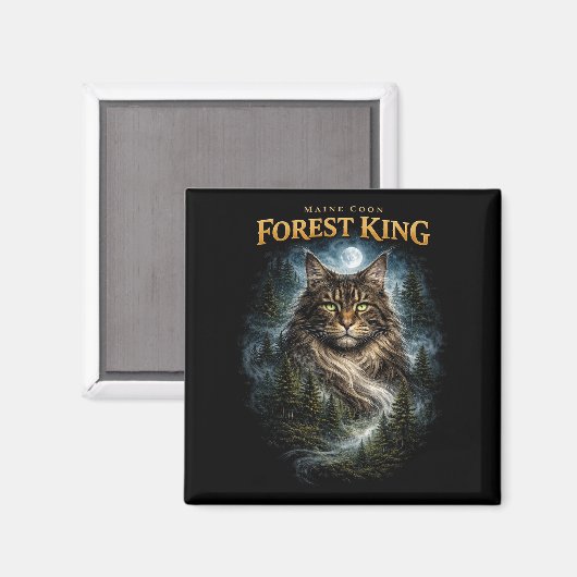Forest King Magnet (Vorderseite/Rückseite)