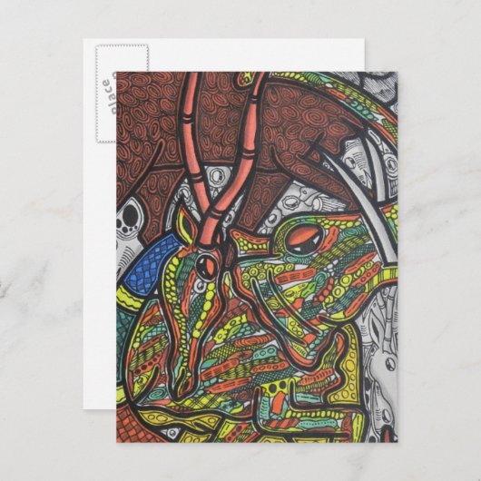 Forest King Postkarte (Vorne/Hinten)