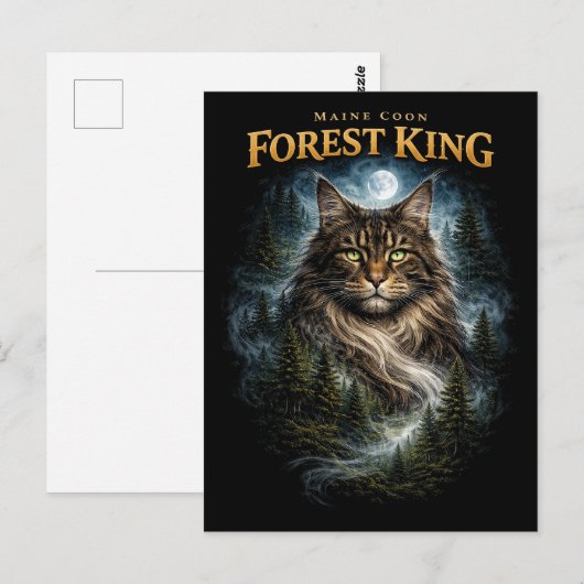 Forest King Postkarte (Vorne/Hinten)