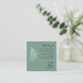 Forest Ladybugs Green Baby Dusche Buchanfrage Begleitkarte (Stehend Vorderseite)