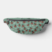 Forest Ladybugs Green Background Bauchtasche (Ablage )