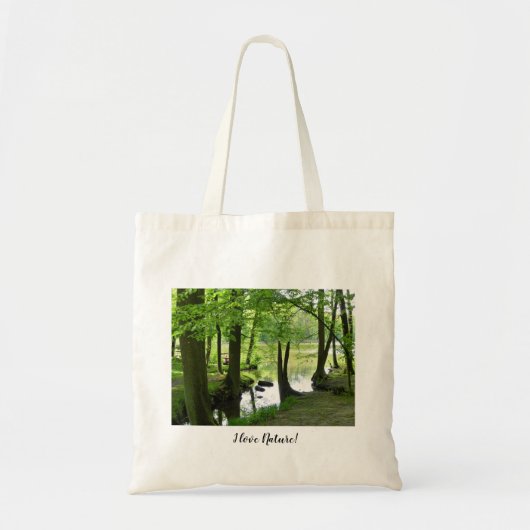 Forest Lake Tote Bag Tragetasche (Vorne)