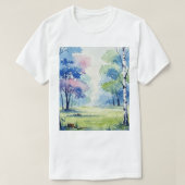 Forest landscape T-Shirt (Design vorne)