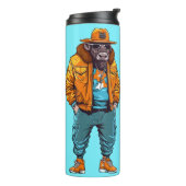 Forest Life Bison Animal Mode Thermosbecher (Nach links gedreht)