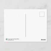 Forest Light Angel Fairy Woods Fantasy Art Print Postkarte (Rückseite)