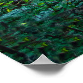 Forest Light Nature Fotografy Poster (Ecke)