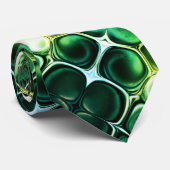 FOREST LIME GREEN KELLY Einzigartige Abstrakte Kun Krawatte (Gerollt)