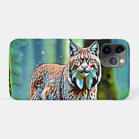 Forest Lynx Blize Design Case-Mate iPhone Hülle (Rückseite (Horizontal))