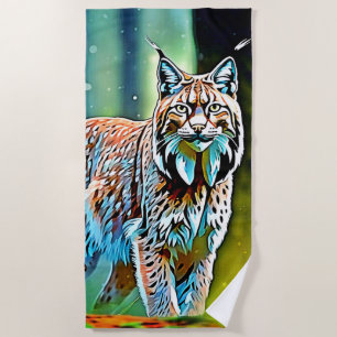 Forest Lynx Blize Design Strandtuch