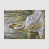 Forest Maiden Long Hair Decoupage Seidenpapier (Vorderseite)