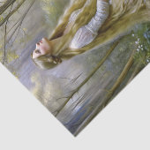 Forest Maiden Long Hair Decoupage Seidenpapier (Ausschnitt)