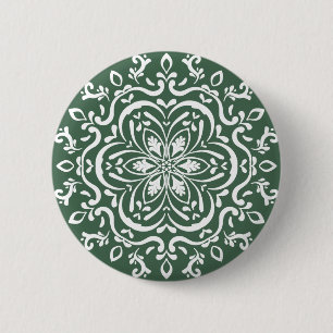Forest Mandala Button