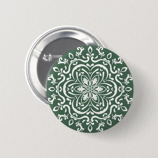 Forest Mandala Button (Vorne & Hinten)