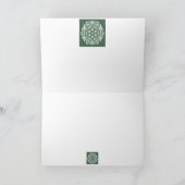 Forest Mandala Feiertagskarte (Innenseite)