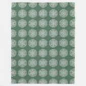 |Forest Mandala Fleecedecke (Vorderseite)