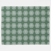 |Forest Mandala Fleecedecke (Vorderseite (Horizontal))