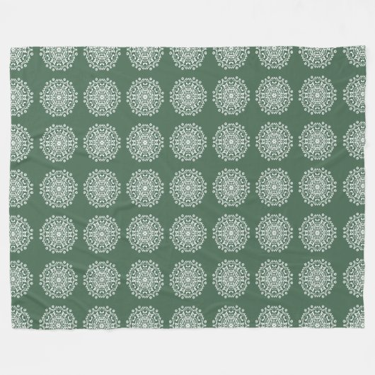 |Forest Mandala Fleecedecke (Vorderseite (Horizontal))
