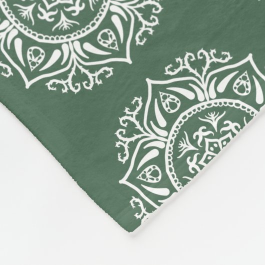 Forest Mandala Fleecedecke (Ecke)