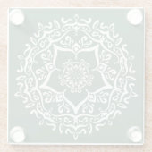 Forest Mandala Glasuntersetzer (Rückseite)