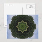 Forest Mandala Postkarte (Vorne/Hinten)