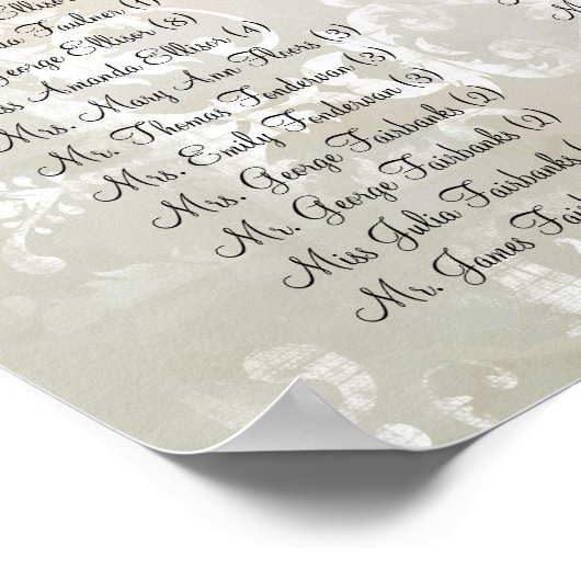 Forest Mason Jar Lavender Heart Leaf Tree Wedding Poster (Ecke)