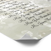 Forest Mason Jar Lavender Heart Leaf Tree Wedding Poster (Ecke)