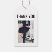 Forest Meadow Wedding Geschenkanhänger (Rückseite)