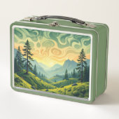 Forest Metall Brotdose (Vorderseite)