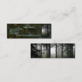 "FOREST MIST" Naturprofil & Visitenkarten Mini Visitenkarte (Vorne/Hinten)