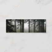"FOREST MIST" Naturprofil & Visitenkarten Mini Visitenkarte (Rückseite)