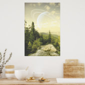 Forest Moon Poster (Küche)