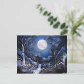 Forest Moon Postkarte (Stehend Vorderseite)