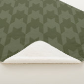 Forest Moss Hahnentrittmuster Sherpadecke (3/4)