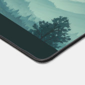 Forest Mountain Aesthetic Kawaii Nature Style Schreibtischunterlage (Ecke)