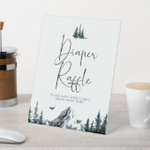 Forest Mountain Baby Dusche Windelwanne Sockelschild (In SItu)