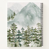 Forest Mountain Oma Rezept Kochbuch Notizblock (Rückseite)