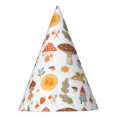 Forest Mushroom Birthday Party Hat Partyhütchen (Vorderseite)