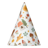 Forest Mushroom Birthday Party Hat Partyhütchen (Links)