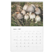 Forest Mushrooms Calendar Kalender (Mär 2027)