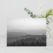 Forest Nature Foto Card (Stehend Vorderseite)