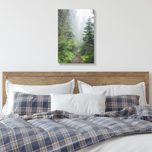 Forest Nature Leinwanddruck (Insitu (Schlafzimmer))