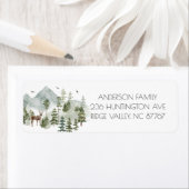 Forest Neck of the Woods New Address Label (Insitu)